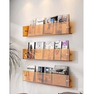 Good productAcrylic Creative Wall Hanging Bookshelf Wall Shelf Transparent Picture Book Shelf Magazine Rack Wall Decorat