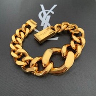 全新✅帶盒 hkluxehk 🎁YSL 手鍊 bracelet 禮物 全套禮盒包裝