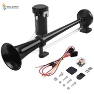 150Db 24V Train Horn Air Horns for Truck, Single Trumpet Truck Air Horn, for 24V Vehicles Train Car 
