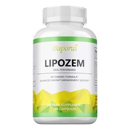 Lipo-zem Natural BHB Supplement for Energy and Vitality Non-GMO Gluten-Free with Magnesium Calcium S