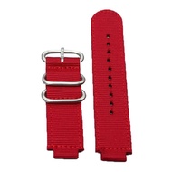 16mm Watch Strap for Casio G-SHOCK GM-110 GM-2100 GA-900 Men Modified Nylon Canvas Wrist Band Bracelet for GA-100/110 700 GA-2100 DW-5600 Watchband