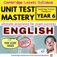 10 Cambridge Primary Checkpoint Year 6 English Topical Test Paper +Answer Year 6 English Unit Test Y
