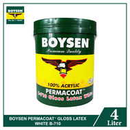 Boysen Permacoat Gloss Latex White 4L B-710