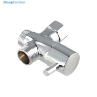 SEPTEMBER 3 Way Shower Head Diverter Valve, Brass G1/2 3 Way Switch Faucet Valve, Valve Tool T-adapt