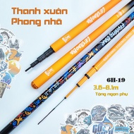 Cần câu đài Thanh xuân phong nhã 6H độ dài từ 3m6 đến 8m1 thích hợp nhiều địa hình mã CD40