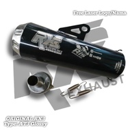 Original Racing Exhaust RX3 AR3 Coating Silincer Only Stainless Universal