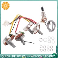 Lp Electric Guitar Pickups Circuit Wiring Harness 2T2V 500K Pots 3 Way Switch For   Style Guitar