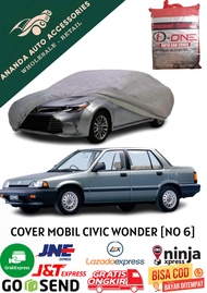 Selimut Mobil Sedan Honda Civic Wonder -No 6- Body Cover Silver Aksesoris Eksterior Mobil Bisa COD