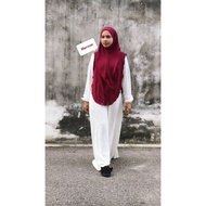 tudung khimar ironless