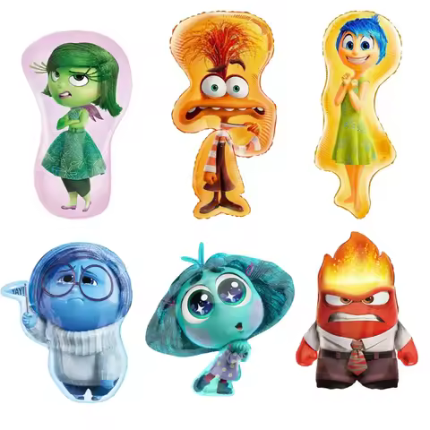 6pcs/Set Inside Out Aluminum Foil Balloon Birthday Event Party Decor