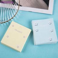 hhh34ertoy> 50pcs 7*7CM Blue/Pink/Purple/Yellow Hair Clip Paper Cards Hair Accessories Jewelry Displ