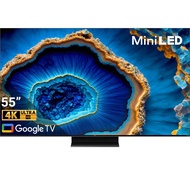 Tivi MINILED QLED TCL 55 inch  4K-Ultra HD Google TV 55C755
