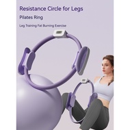 Pilates Ring 15 Inch Magic Circle Ring, Dual Padded Handles Pilates Rings Circle, Adjustable Yoga Ri