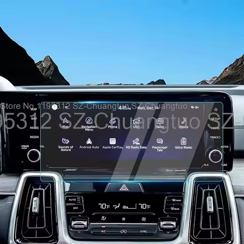 Tempered Glass film For Kia Sorento MQ4 2021 2022 Car Navigation Screen Protector car interior Acces