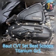 Cvt Vario Beat Bolt Set ESP Titanium Gr5