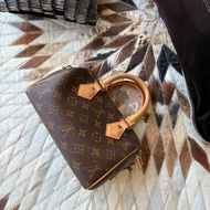 LV SPEEDY20 粉背帶 晶片款