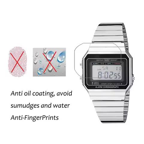 3Pcs Nano Explosion-proof Film For Casio A700W A168WG AE-1200WHD A158WEA A158WA W-217 F108WH Water-p