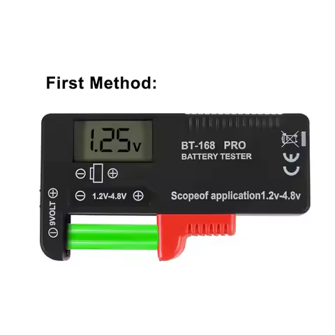 BT-168 PRO Battery Tester, Universal Battery Checker Small Battery Testers for AAA AA C D 9V 1.5V Bu