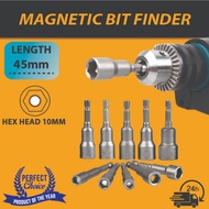 10MM X 65MM Hex Magnetic Nut Driver Socket Set Metric Impact Drill Bits / Screwdriver Nut Driver Set