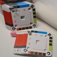 [Ronyme] Weaving Card Paper Loom Cards 8 Inch Shuttle Tablet Accessories for Knitting Loom Projects