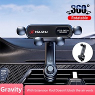 [Ready Stock] ISUZU Car Phone Holder Auto-Claming Car Phone Mount Gravity Phone Holder Cell Phone Su