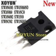 5pcs STW30N65M5 STW43NM60ND W26NM60 STW14NC50 STW24N60M2 STW15N50 STW8NC90Z STW13NK80Z TO247 MOS FET
