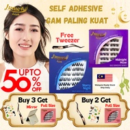 [10s Instant Wear] Bulu mata  Lumen Lash | Free Tweezer # Self Adhesive Series Glue Free Eyelashes |
