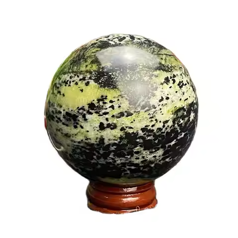 Natural Tibetan Jade Medicine King Stone Crystal Energy Ball Magnetic Health Massage Gemstone Britis