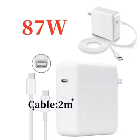 87W USB-C mobile phone and tablet charger suitable for MacBook Pro/Air13, 15-inch power adapter type