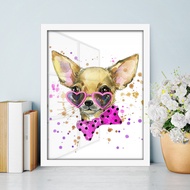 Watercolor Dog - Chihuahua POP ART Art Décor Poster