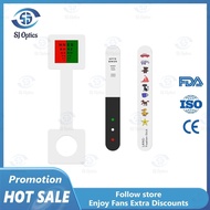 Children Fixation Bar with Red Green Anti-Suppression Check Vision Tester Cartoon Pattern Fixation S