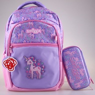 ⭐⭐Australia smiggle Cartoon Animal Curly Hair Schoolbag Primary School Children Backpack Large Capacity Reduce Burden Backpack