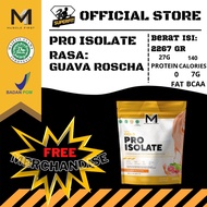 M1 Muscle First Gold Pro Isolate 5 LBS 5LB -M1 Guava Roscha HALAL & BPOM Susu Whey Isolated Protein