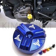Motorcycl Engine Oil Filler Aluminium Alloy Cap Plug Cover For Yamaha Mt03 Mt07 Fz07 Mt10 Fz10 Mt25 