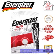 ENERGIZER Batteries CR1616 Lithium 3V Battery 1pcs per card