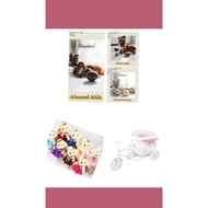 Basket Bouquet Chocolate with 3 Bears
