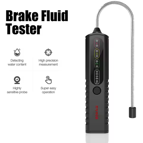 Automotive Liquid Testing Tool With Multiple LED Indicators Brake Fluid Tester For DOT3/DOT4/DOT5.1 