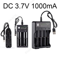 1 2 4 Slots USB Charger 3.7V 18650 14500 USB Lithium-ion Battery Power Independent Charging AA 1.5V 