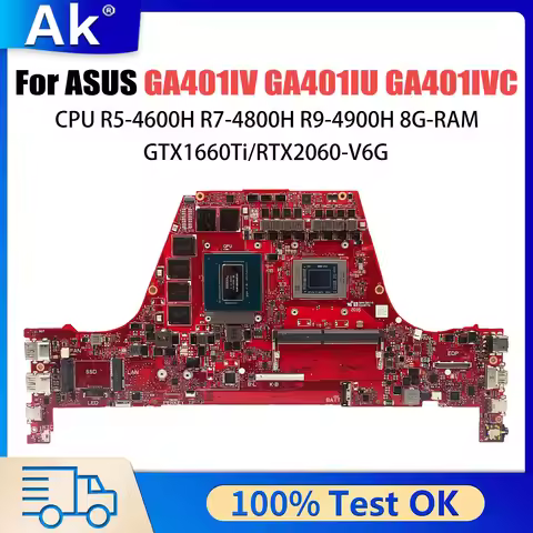 For ASUS GA401IV GA401IU GA401II GA401IVC Mainboard GA401I ROG Zephyrus GA401IQ GA401IV GA401IA GA40