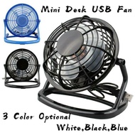 Mini Desk Fan Small Super Quiet Personal Air Cooler USB Power Portable Table Fan