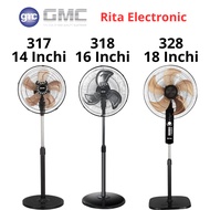 GMC Iron Standing Fan Sizes 14", 16", and 18" GMC 317, GMC 318, and GMC 328