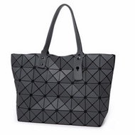 Grey Metallic Matte Issey Miyake BAOBAO Tote / Shoulder Bag / Diaper Bag