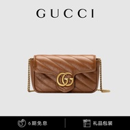 sling bag❏[Christmas gift] GUCCI Gucci GG Marmont Supermini shoulder bag