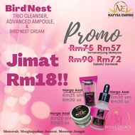 Free Beyna Legacy - Birdnest Cream (BNC) + Birdnest Advance Ampoule (BNAA) + Birnest Trio Cleanser (