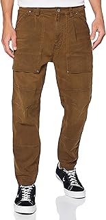 RAW Men's Fatigue Relaxed Tapered Casual Pants, Dk Sinai Suede Cobler 9860-b780, 24W x 32L