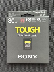 未使用 SONY TOUGH CFexpress Type A 80GB 記憶卡