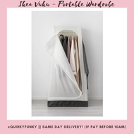 VUKU WHITE WARDROBE ON THE GO PORTABLE ALMARI PLASTIK