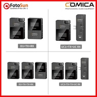 COMICA BoomX D wireless microphone for YOUTUBER camera, Smartphone, interviews