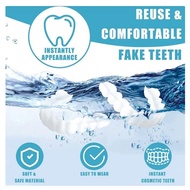 🇲🇾READY STOCK Snap On Tooth Cover False Teeth Upper &amp; Lower Dental Veneers Dentures / Gigi Palsu Viral