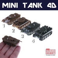 Miniatur Tank 4D Mini Model 1/144 Tiger Panther Diorama Gundam WW2